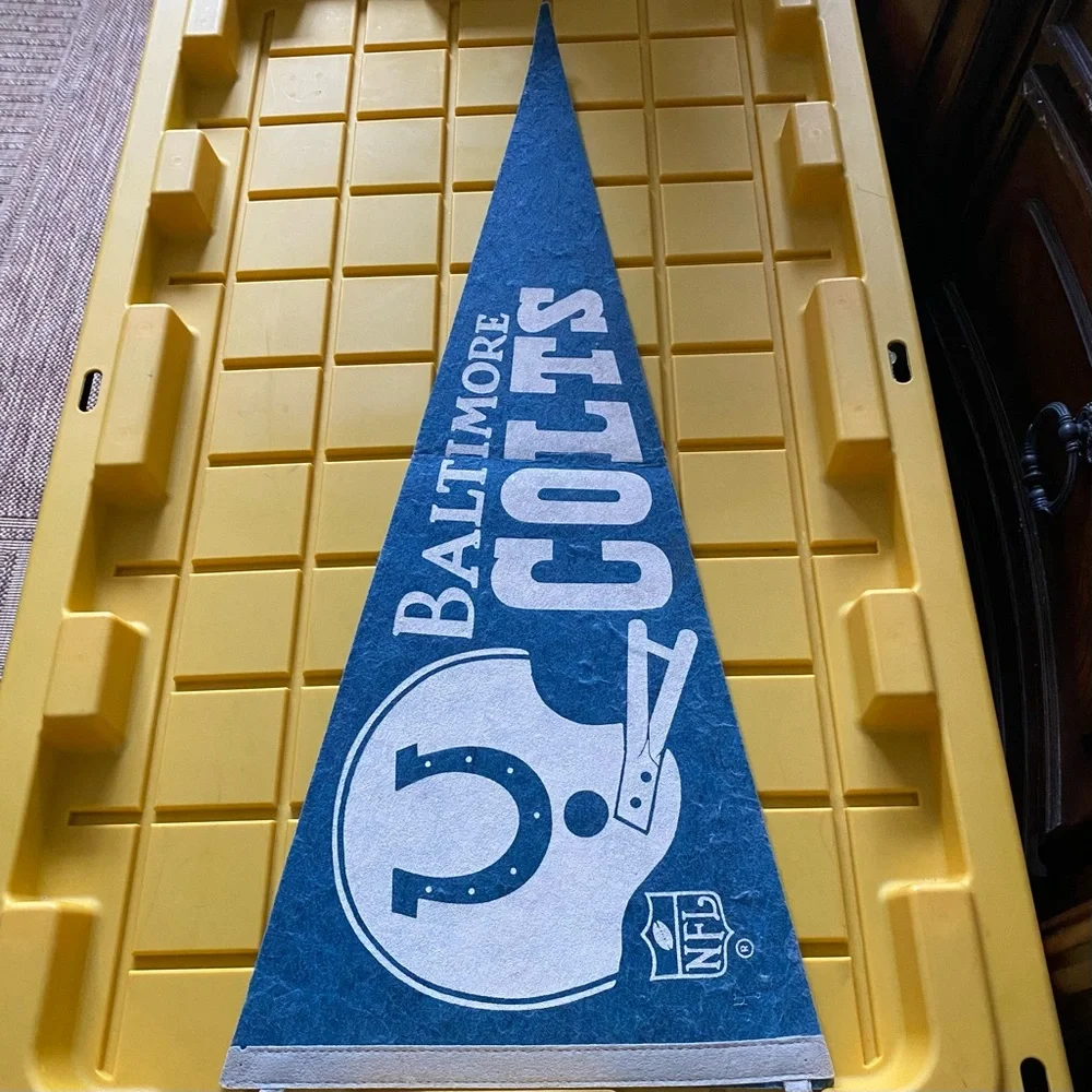 Vintage Baltimore Colts NFL Football Pennant